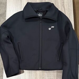 Alo Black Utah Jazz Jacket